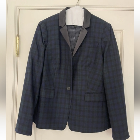J. Crew Jackets & Coats J Crew Regent Black Watch Plaid Blazer